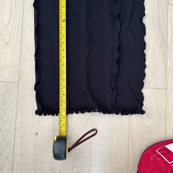 H&M OVERLOCK-DETAIL RIB-KNIT DRESS - Picture 10 of 11